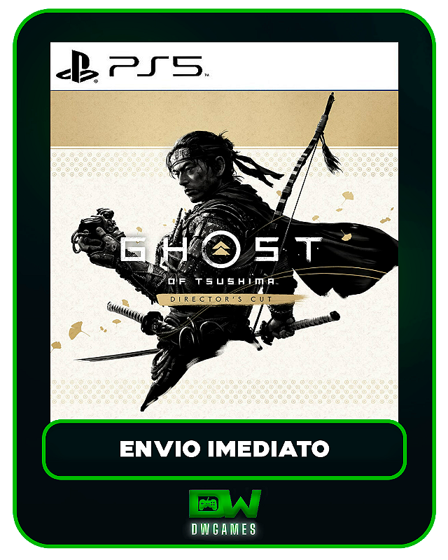 Ghost Of Tsushima - PS5 - Edição Padrão - Mídia Digital - DW Games