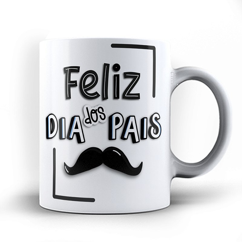 Caneca xicara papai Pai feliz dia dos Pais 23