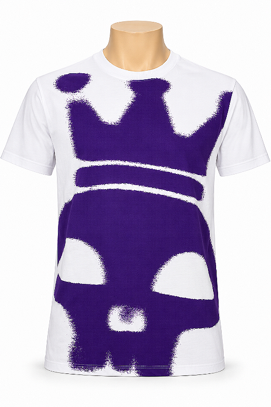 CAMISETA MASCULINA COROA TA25 BRANCA