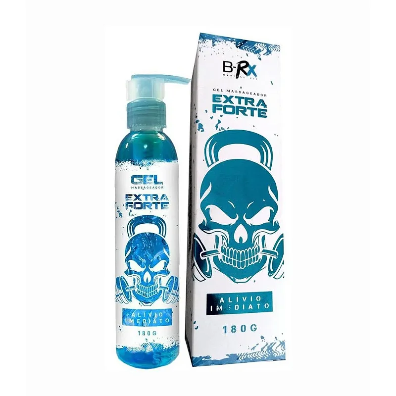 Gel de Massagem Extra Forte B-Rx Medical Fit 180 G