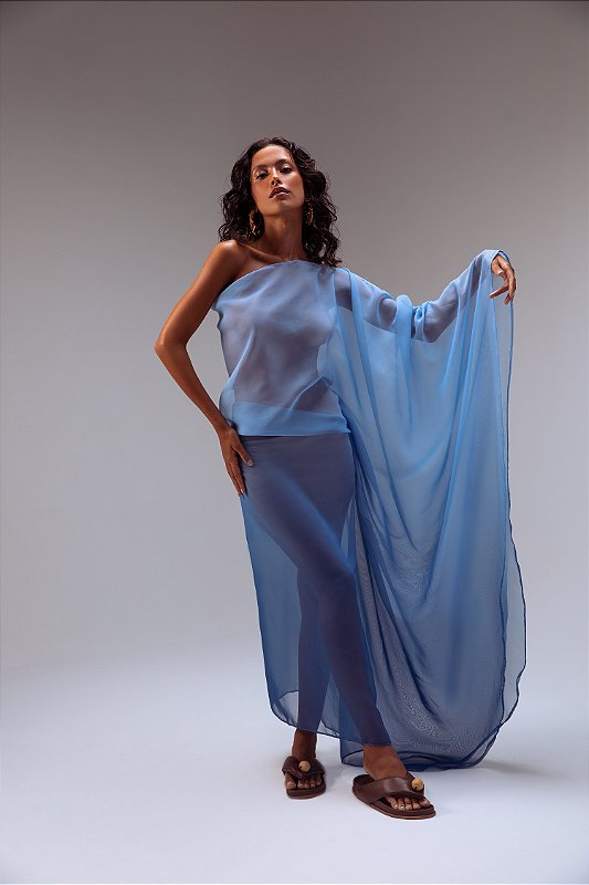 THE KAFTAN FIORELLA BLUE