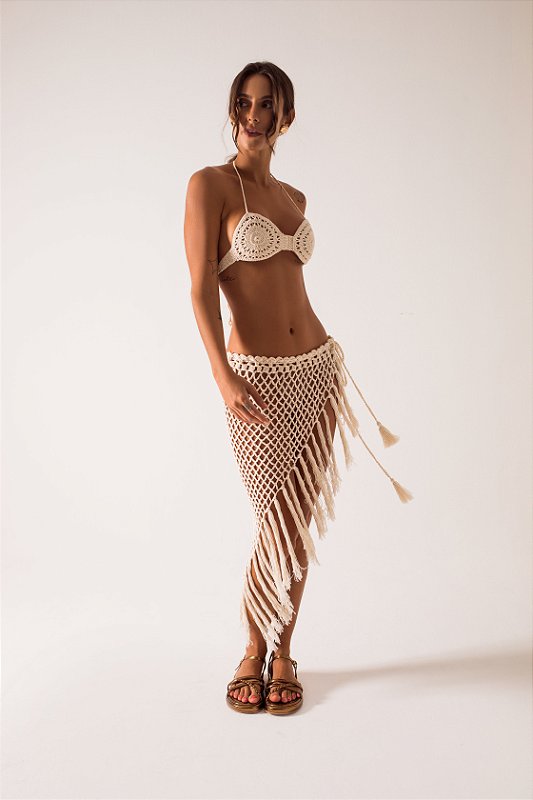 THE SAIA/TOP EMMA CROCHÊ OFF WHITE