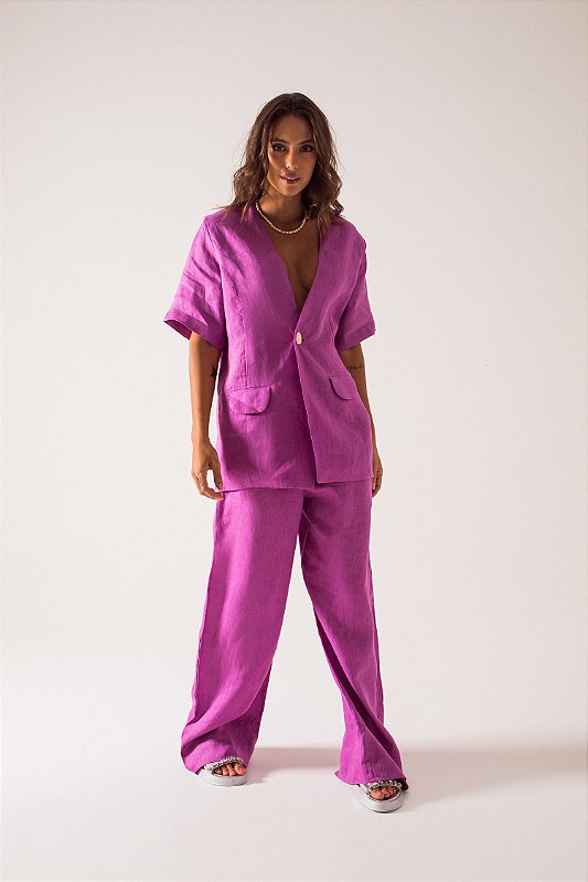 THE BLAZER OLIVIA 100% LINHO