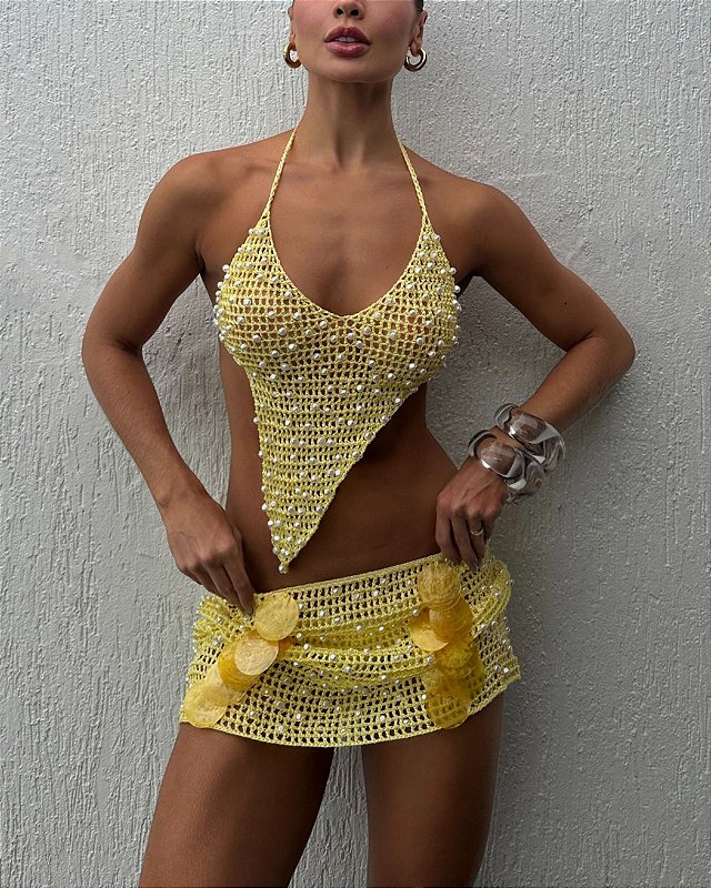 THE SAIA AMY PÉROLAS AMARELO