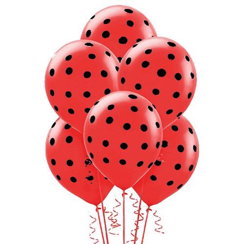 50 Baloes Poa Fantasia Vermelho Com Preto Bexiga Oferta N 9 Jt Embalagens