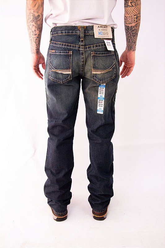 Jeans ARIAT M2 A Stivaletto Uomo: Vestibilità Comoda E Stile Western, Taglia 44 Regular!