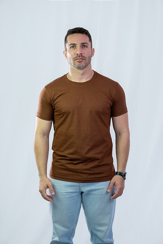 Camiseta Algodão Magun – Marrom