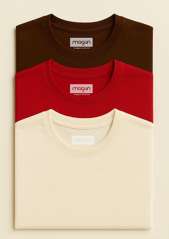 Kit de Camisetas Terra Vermelho Off White