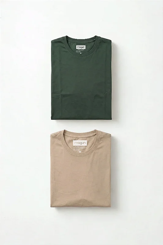 Kit 2 Camisetas Algodão Premium Sem Transparência