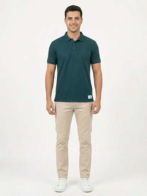 Camisa Polo Piquet Conforto Total Verde