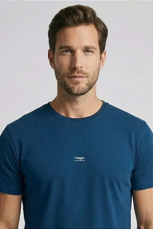 Camiseta Magun Toque Macio 100% Algodão Azul Marinho