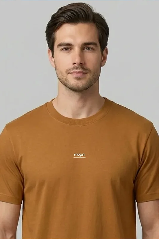 Camiseta Magun Toque Macio 100% Algodão caramelo