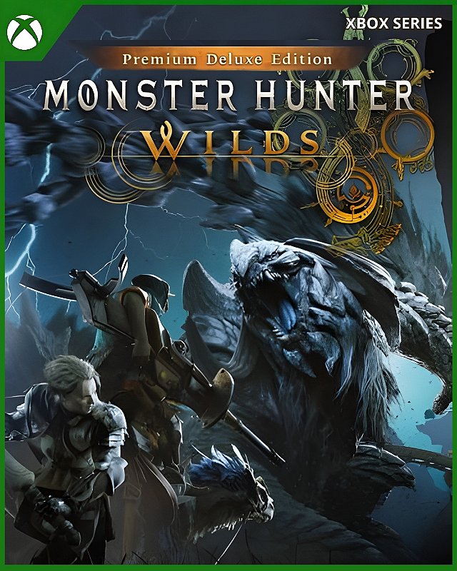 MONSTER HUNTER WILDS EDIÇÃO DELUXE PREMIUM - XBOX SERIES - LS GAMES