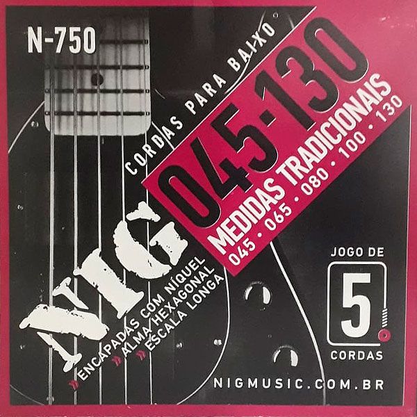 Corda Para Baixo 5 Cordas Nig 045 N-750 - Copetti Guitars Luthier