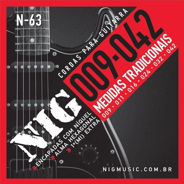 Corda Para Guitarra Nig 009 N-63 - Copetti Guitars Luthier Floripa