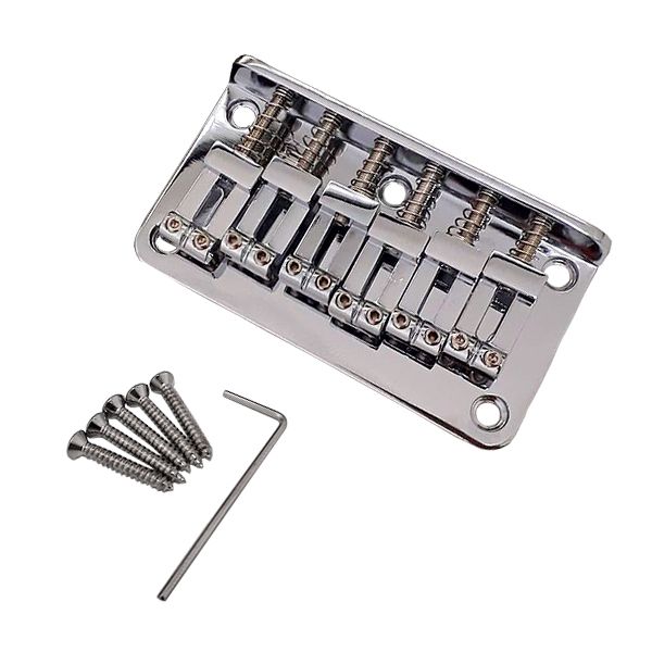 Ponte Fixa Para Guitarra Standard Cromada - Copetti Guitars Luthier Floripa