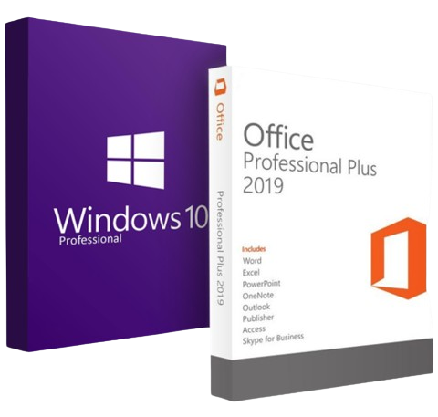 Windows 10 Pro + Office 2019 Pro Plus Licença Vitalícia - Softwares Genuíno