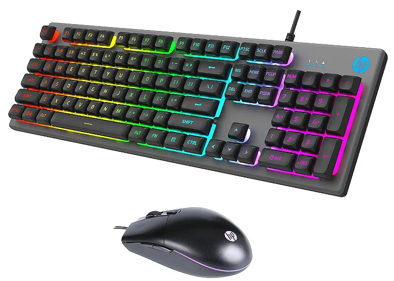 KIT TECL+MOUSE USB GAMING MEMB KM300F PTO HP