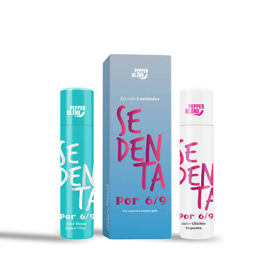 Sedenta Por 69 Kit Gela, Vibra E Esquenta 7g Pepper Blend