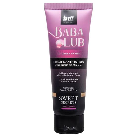 Babalub Lubrificante Beijável À Base D'Água 50ml Linha Sweet Secrets Intt