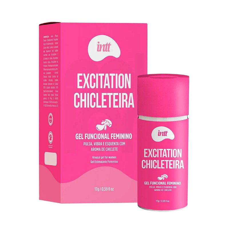 Excitation Chicleteira Gel Funcional Feminino 17g Intt