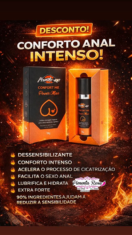 Gel Provoke-me Conforto Anal Intenso