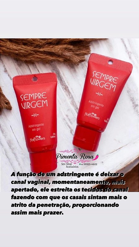 Gel Adstringente Sempre Virgem para Cuidado Íntimo