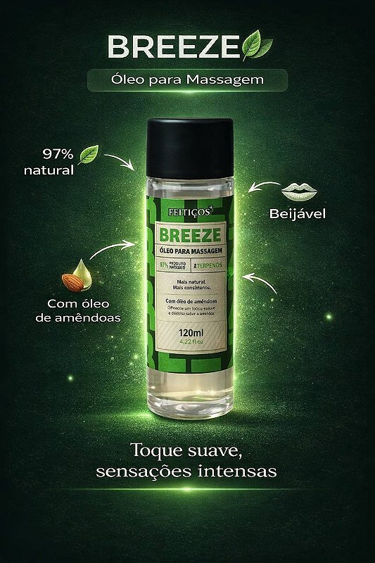 Óleo Breeze para Massagem 120ml