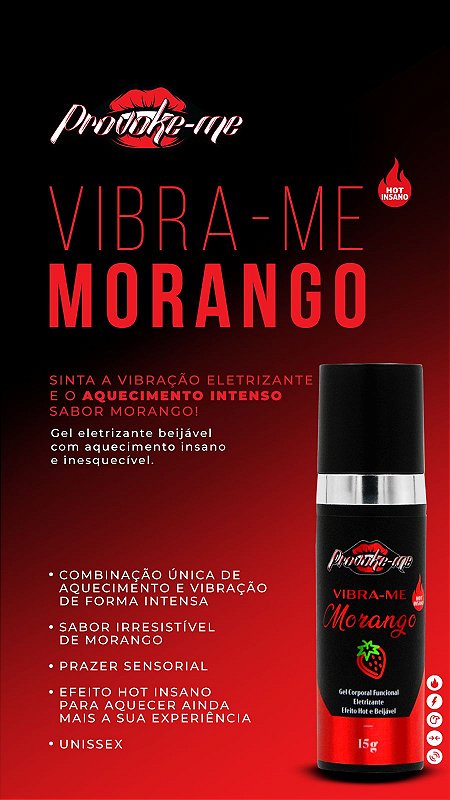 Gel Vibrante Provokeme Morango 15g