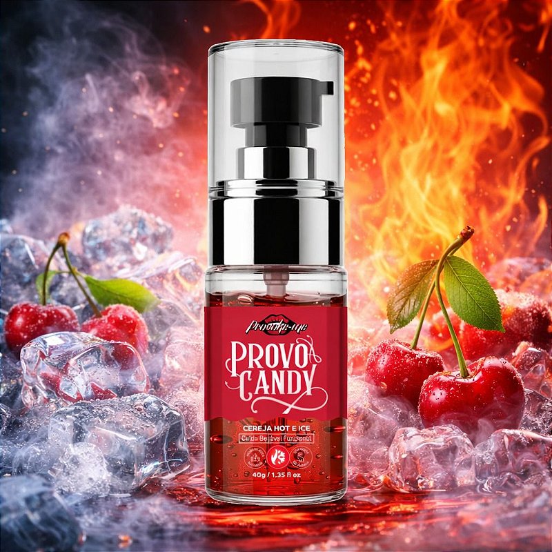 Gel Provocandy Cereja Hot e Ice 40g