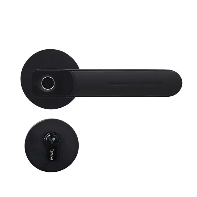 Fechadura Digital de Embutir com Biometria Preta Papaiz SL135