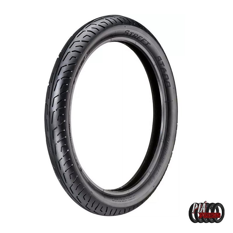 Pneu Ybr 125 Cbx 200 Cg 160 Titan 80/10018 47p St600 Vipal SEM CÂMERA Piá Pneus
