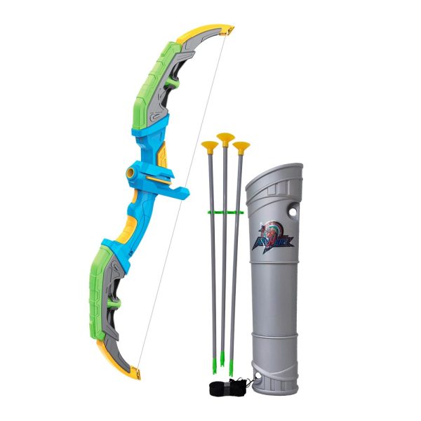 ARCO E FLECHA COM LUZ AZUL - Toyoca Brinquedos