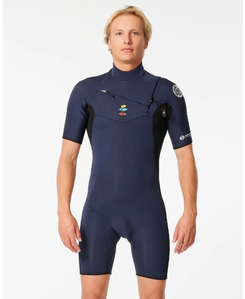 Short John Rip Curl Dawn Patrol E5 2/2mm Manga Curta Chest Zip