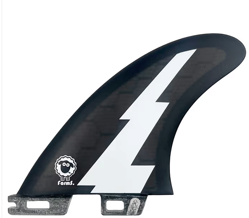 MAYHEM　RNR6,8ft DURA-FLEX5 FCS2 Quilhas Farms FCS 2 MF-5 Media Preto ( Thruster ) - Loja