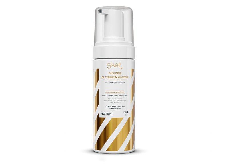 Autobronzeador em Mousse Red Carpet Glow 140 ML - Skelt - EBLux