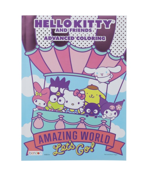 Bobbie Goods - Livro Colorir Hello Kitty And Friends - Cozy Coloring ...