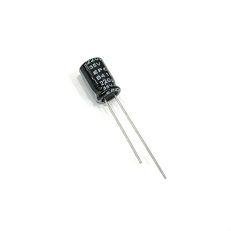 Capacitor 220UF 35V RAD 8X12 105° B41851 EPCOS - GSV Componentes ...