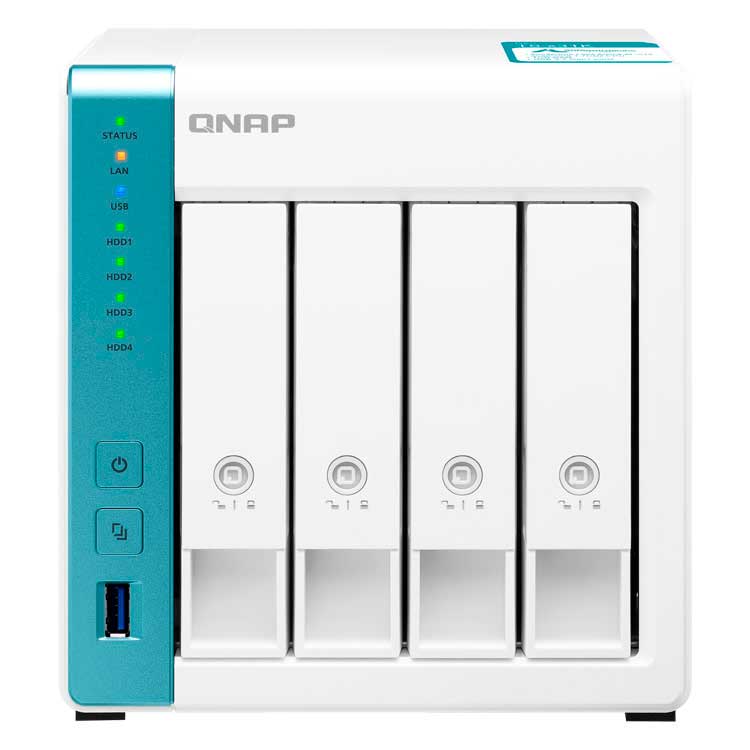 TS-431K Qnap - Storage NAS 4 Baias Hot Swappable para Backup