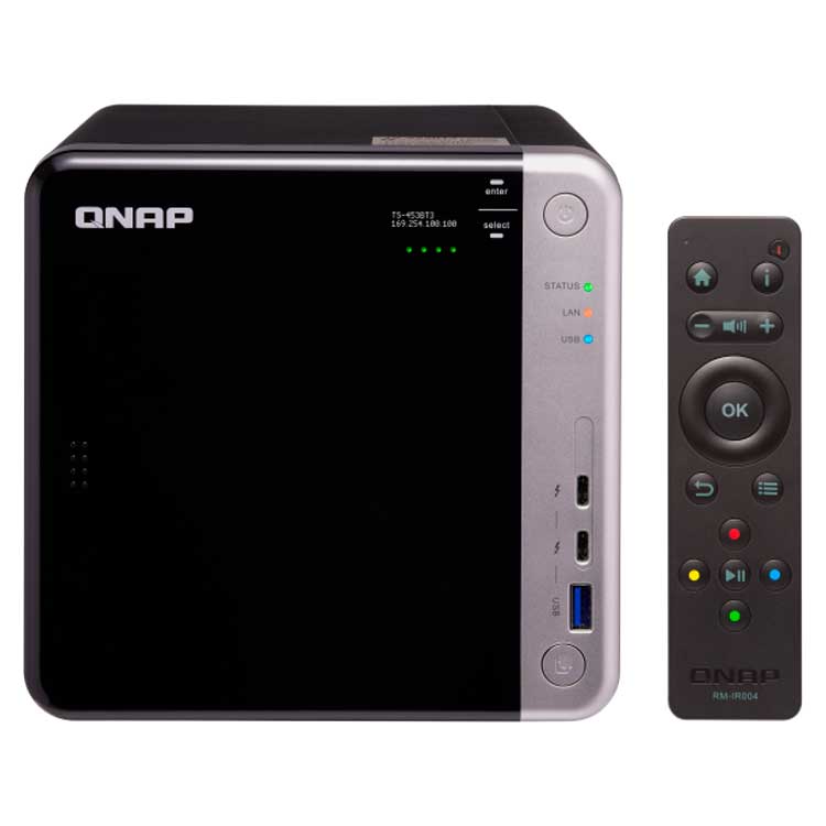 TS-453BT3 Qnap - NAS 4 baias com conexão Thunderbolt 3 e 10GbE