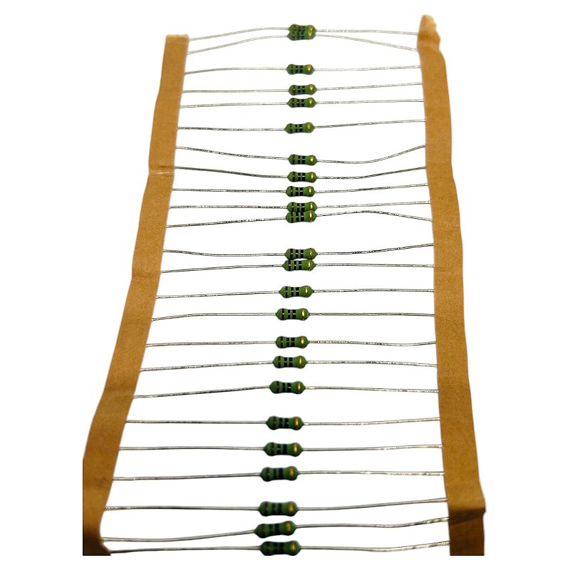 RESISTOR 10R 1/4W 1% - 20 PEÇAS - Hit Comercio de Semi Condutores Eirelli