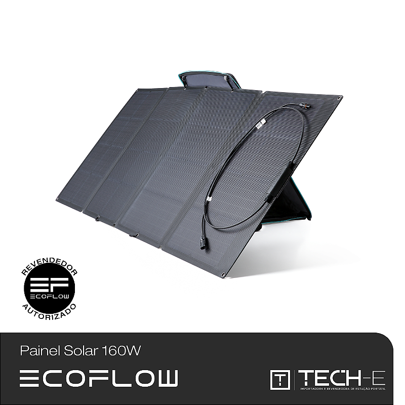 Painel Solar Portátil | EcoFlow 160W - EcoFlow | Tech-E no Brasil
