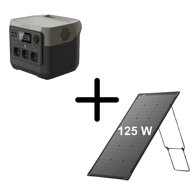 River 2 Pro (220V) + Painel Solar 125W - EcoFlow - EcoFlow | Tech