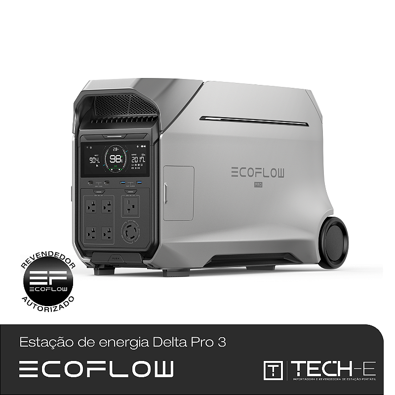 Estação de Energia Portátil - EcoFlow Delta Pro 3 - EcoFlow | Tech