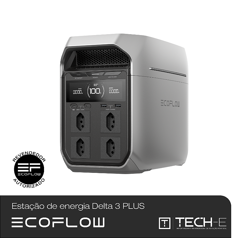 【新品、未開封】EcoFlow DELTA 3 Estação De Energia Portátil - EcoFlow Delta 3 Plus - EcoFlow