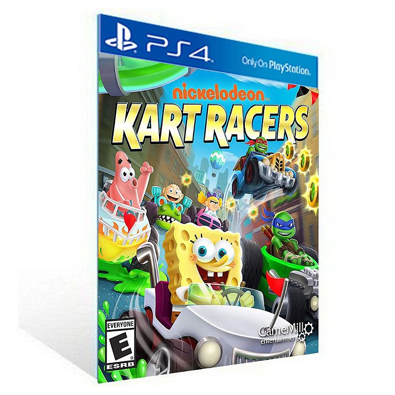 NICKELODEON KART RACERS - PS4 - MÍDIA DIGITAL - Coelho Gamer
