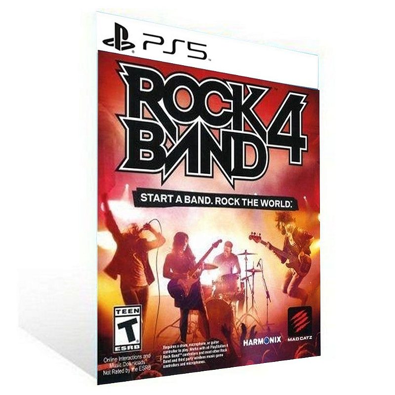 ROCK BAND 4 - PS5 -PSN MÍDIA DIGITAL - Coelho Gamer