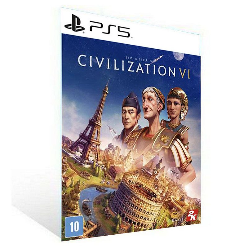 SID MEIER'S CIVILIZATION VI - PS5 - PSN MÍDIA DIGITAL - Coelho Gamer