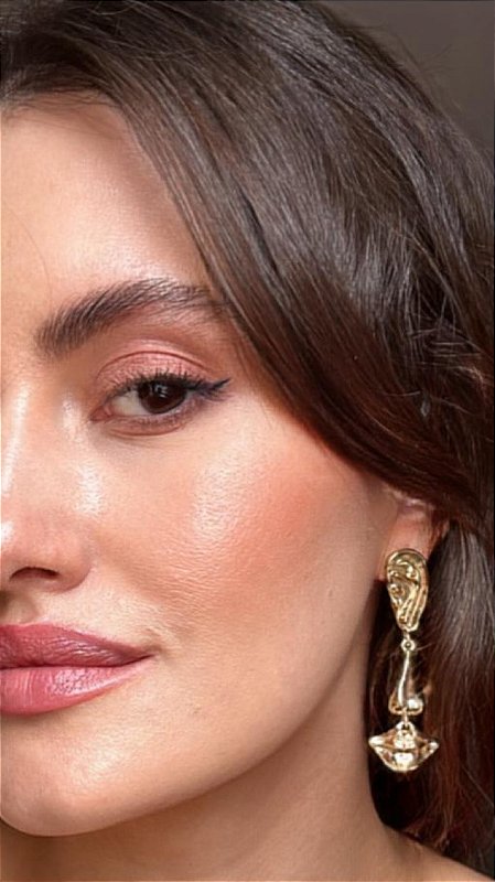 Brinco Inspiração Schiaparelli Dourado