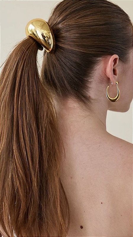 Xuxinha Pony Cuff Metal Dourado
